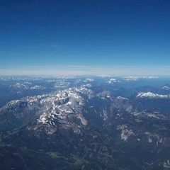 Flugwegposition um 11:06:53: Aufgenommen in der Nähe von Gemeinde St. Martin am Tennengebirge, Österreich in 2662 Meter